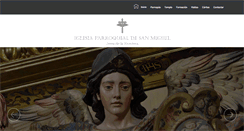 Desktop Screenshot of parroquiasanmigueljerez.org